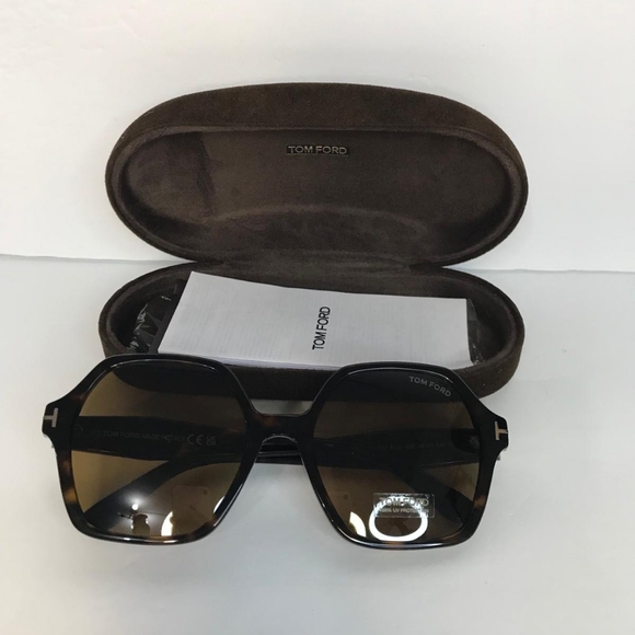 New ? Original TOM FORD Romy Square Sunglasses TF 1032-F Havana